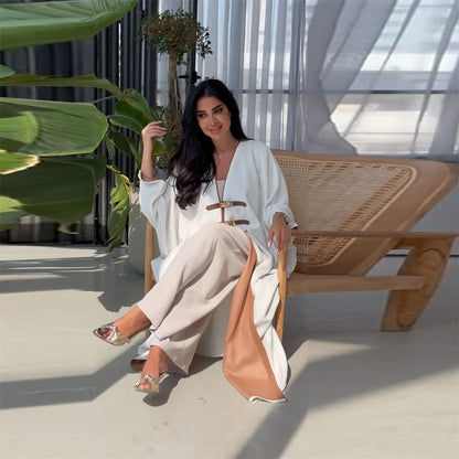 Ramadan Kimono Abaya Dubai Turkey Muslim Islam Saudi Arabia Kebaya Robe Fashion African Dresses Abayas For Women Caftan Djellaba.