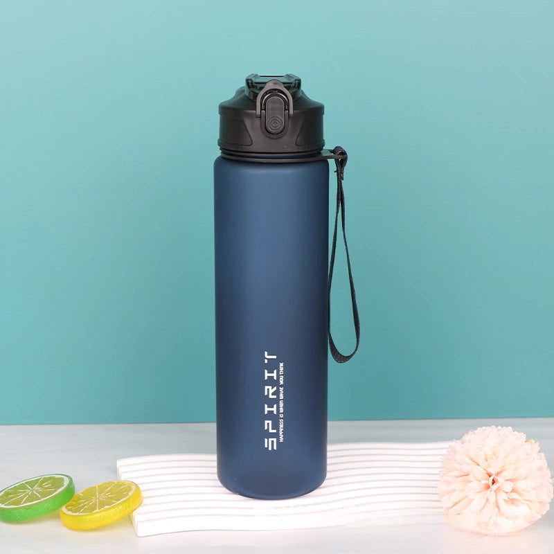 Portable Frosted Cup Reusable Large Capacity Student Outdoor Water Bottle Leak Proof Drinking Water Bottle Fitness Sports Kettle.