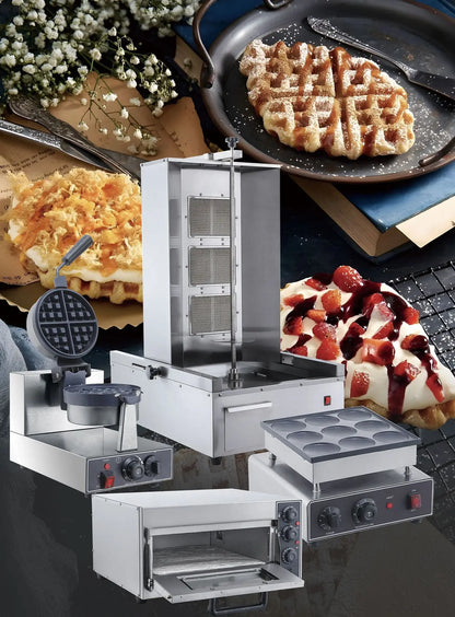 Kommerzielle elektrische Backen Pizza Ofen Lebensmittel Backen Ausrüstung einzelne Doppelschicht Backen Pizza Ofen effiziente Heizung schnell