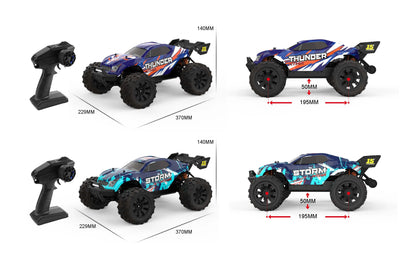 Teeggi 1/14 4WD High Speed Rc Off-road Car 100KM/H Brushless motor 3S Remote Control Truck Drift Racing Cars Toys For kid Gifts