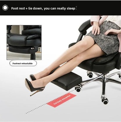 Drehbarer, anhebbarer mobiler E-Sport-Stuhl, bequemer Bürostuhl zum Liegen und Sitzen