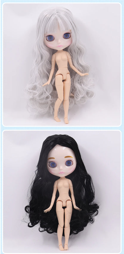 ICY DBS Blyth Doll 1/6 Joint Body 30CM BJD toys Natural shiny face with extra hands AB DIY Fashion Dolls girl gift.