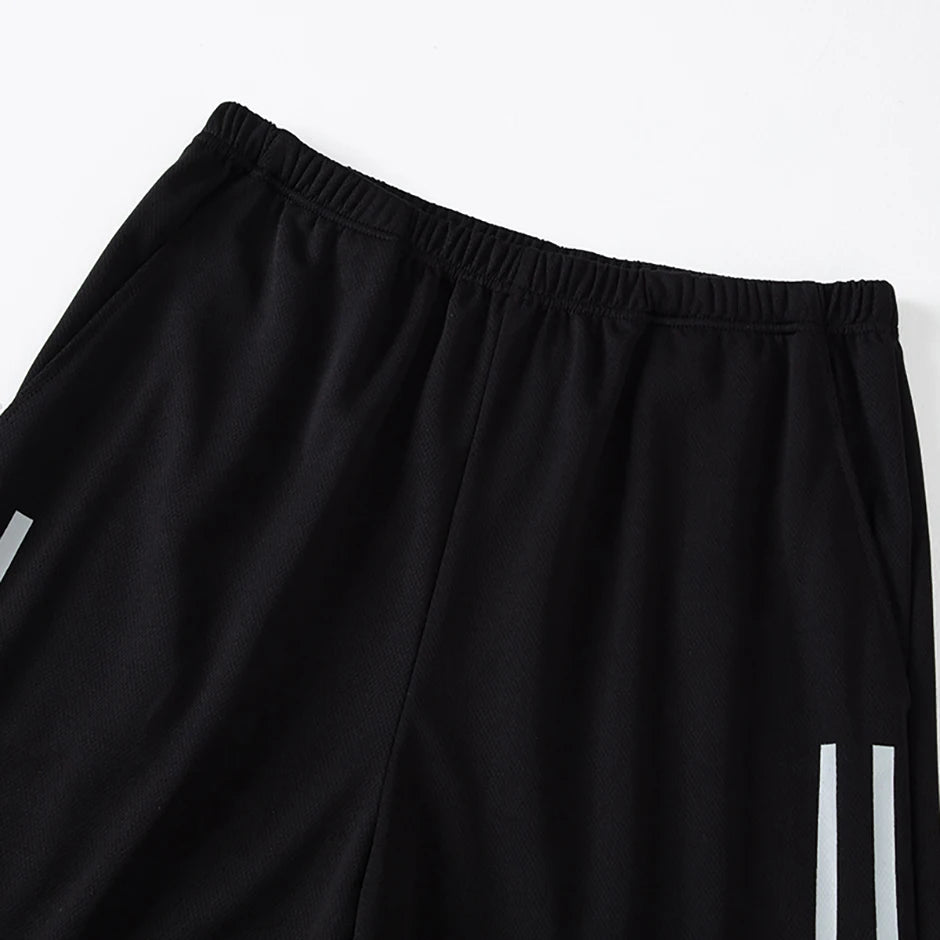 2pcs Summer Men's Quick drying Sports Suit Loose And Comfortable Round Neck Short Sleeved T-shirt Versatile Running Pocket Short