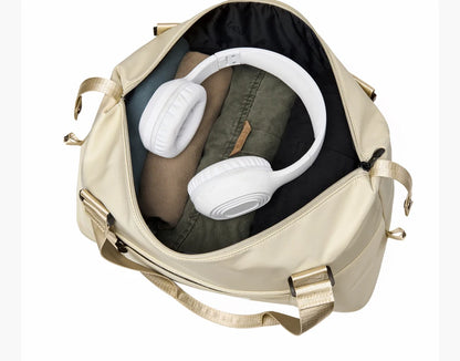 LEE Expandable Large Capacity Luggage Travel Handbag Women Sports Fitness Gym Yoga Bag Waterproof Dry Wet Pocket Duffel Bag