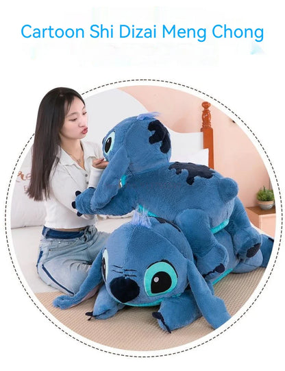 45-80cm Lilo & Stitch Disney Plush Doll Big Stuffed Animals Toys Pillow for Sleep Children Birthday Gift Valentine's Day Present.