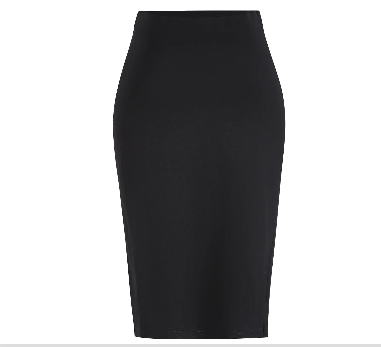 Women's Professional High Waist Long Pencil Skirt, Slim Fit Black Hip-hugging Skirt for Office Commute.