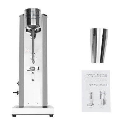 180W 650ML Commercial Milk Shake Machine Stainless Steel Milkshaker Machine 18000rpm Milk Cream Mixer.