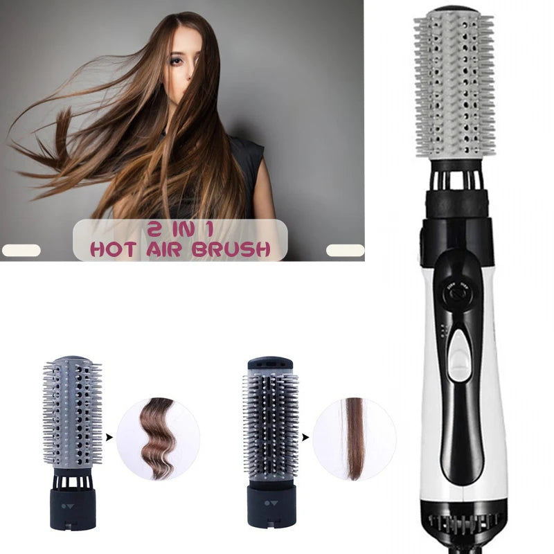 Professional Hair Dryer Machine 3 in 1 Multifunction Hair Styling Tools Hairdryer Pro Hair Curler Straightener Dryer Comb Brush.
