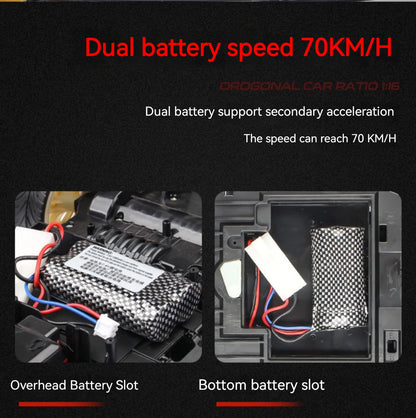 1: 10 4wd 70km/H Remote-Controlled Drifting Car Drifting Wheel Anti-Collision Off-Road Racing Car Remote-Controlled Off-Road.