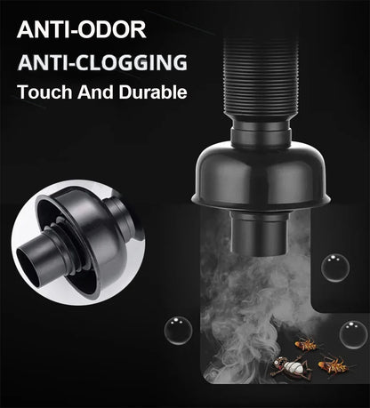 1Pc Küche Waschbecken Abflussrohr Flexible Dehnbare Deodorant Sieb Pipeline Badezimmer Waschbecken Anti Verstopfung Zubehör