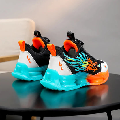 Autumn Origin Children Sneaker Boys Shoes 4 To 10 Years School Kid Sports Shoes Anti-slip Fashion Trainer Boy Sneaker.