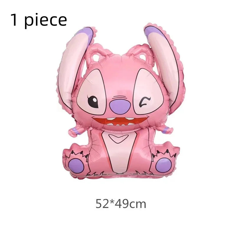 Niedliche Cartoon-Lilo und Stitch-Luftballons, alles Gute zum Geburtstag, Party, Babyparty, Dekorationen, Kindergeschenke, Einweggeschirr.