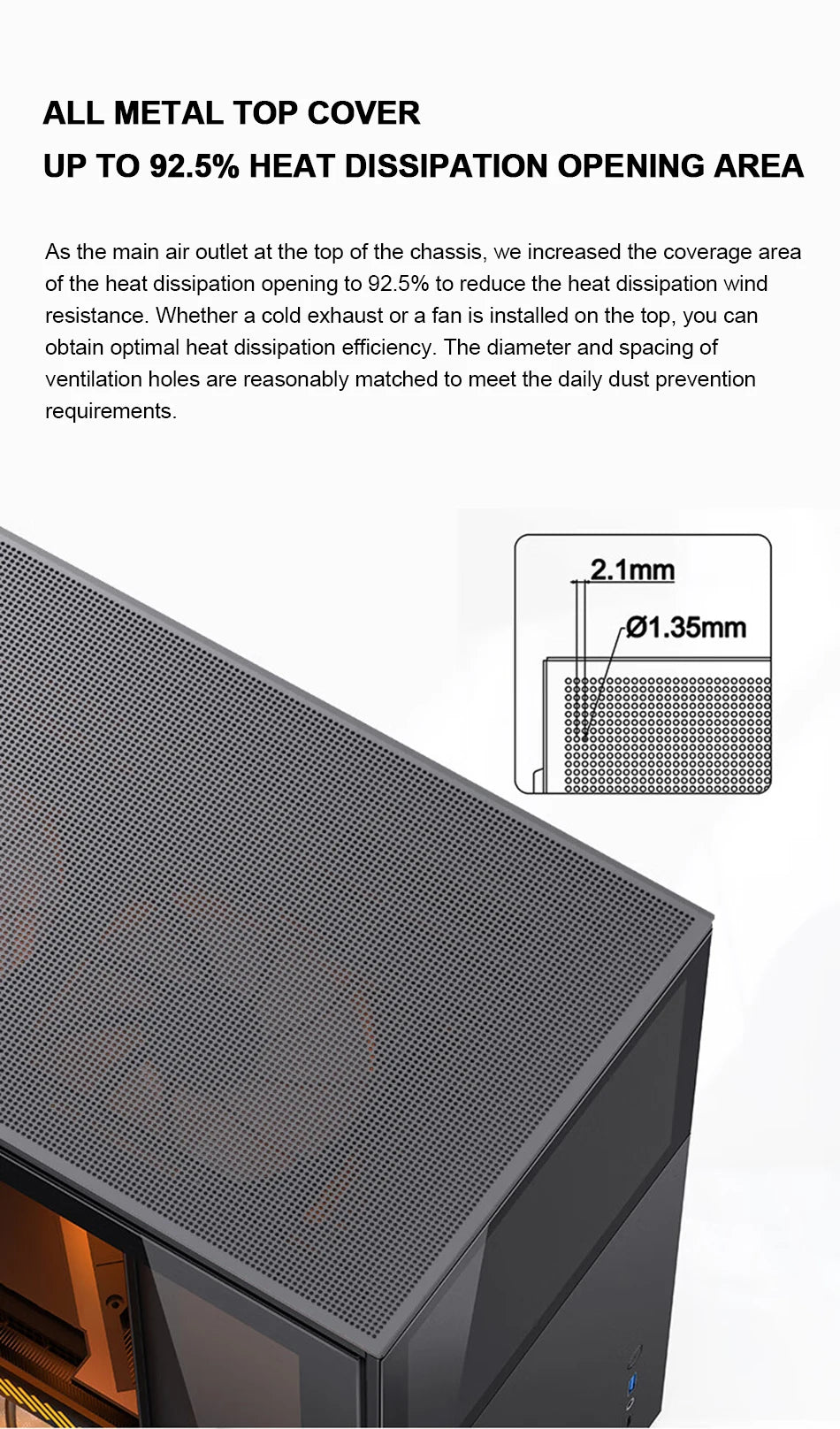 JONSBO Pinecone D31 M-ATX Computer Case Mesh Side Transparent ATX With Display Screen Games Chassis Support 360 Water Cooling