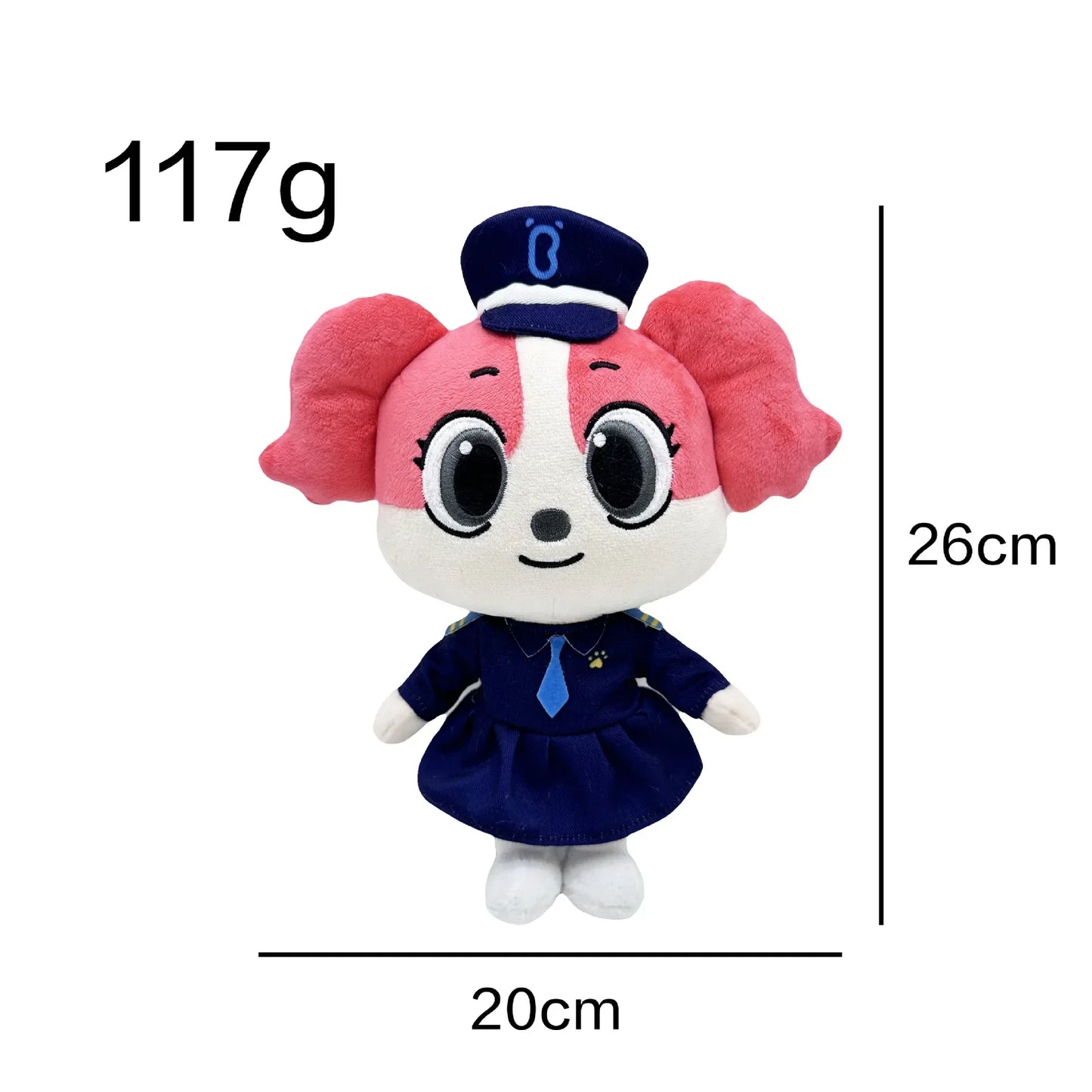 Pip and Posy Plush Toys Rabbit Mouse Pig Frog Stuffed Dolls Kids Educational Plushies Figure Cartoon Pillow Kids Christmas Gifts.