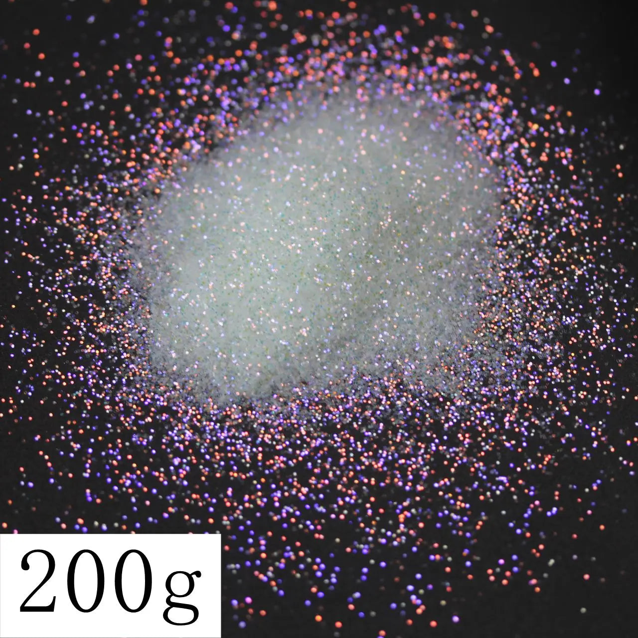 Ultra Fine Colorful Spark - Solvent Resistant White Iridescent Glitter -  - 015 Size, 0.5 mm.