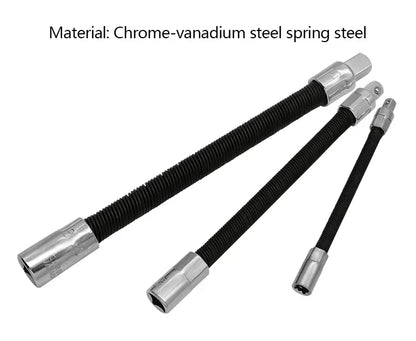 Elektrischer Schraubenschlüssel, elastischer Adapter, universeller weicher Schaft, schneller Ratschenschlüssel, Handfeder-Verlängerungsstange, Relaisstangenhülse, Verlängerungsstange