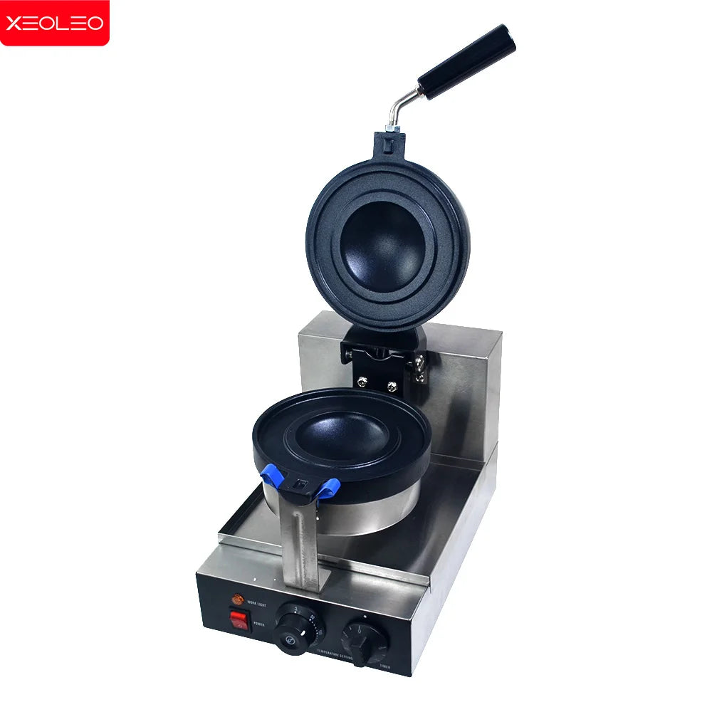XEOLEO 1300W Electric Ice Cream Waffles UFO Burger Maker Hamburg Gelato Panini Press Machine Sandwich Press Maker.