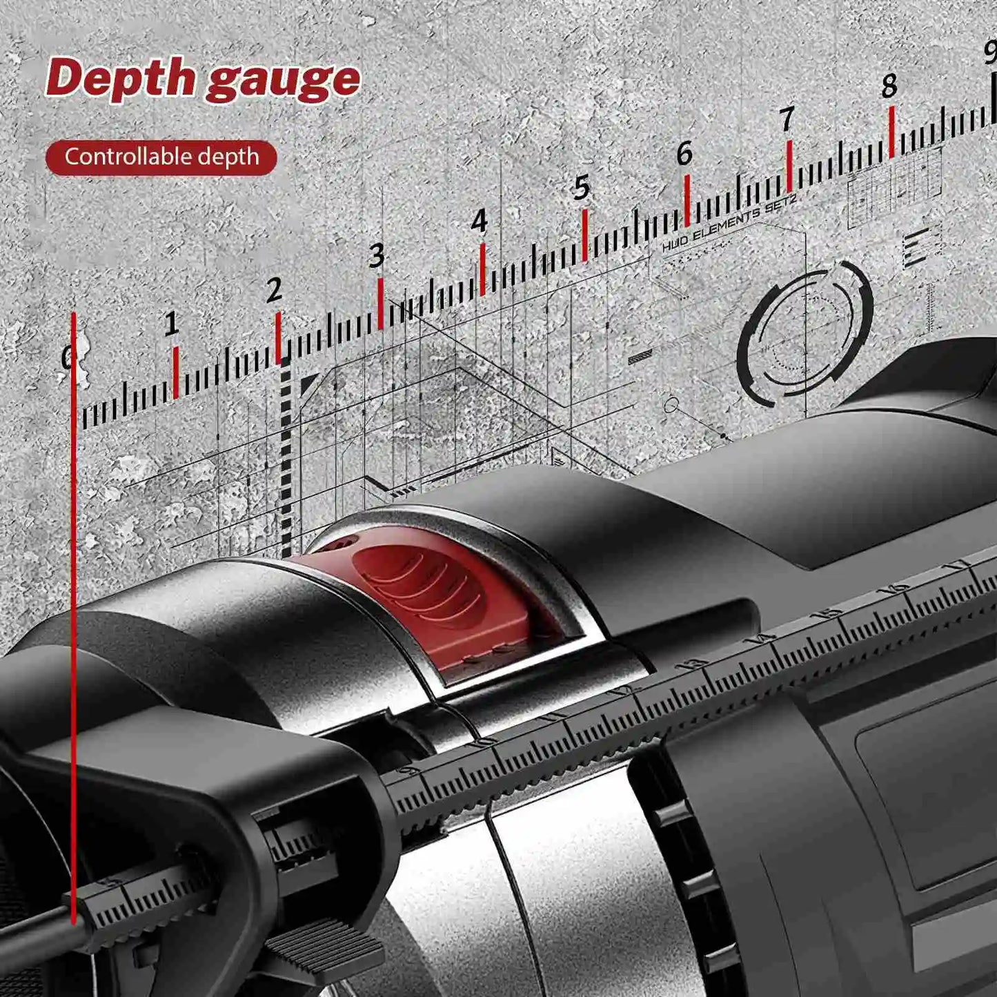 Elektrische Bohrmaschine Schlagbohrmaschine Multifunktions Variable Geschwindigkeit Holz Metall Stein Abschneiden Haushalt Wand Loch Bohren Elektrowerkzeuge