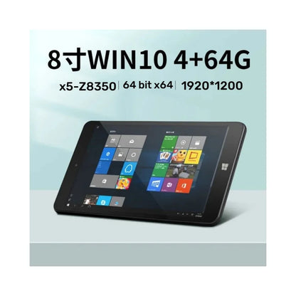 8 INCH AR1 Windows 10 Tablet PC 4GB RAM 64GB ROM 1280*800 Pixel  Quad Core Dual Camera build in 4000mAh Battery.