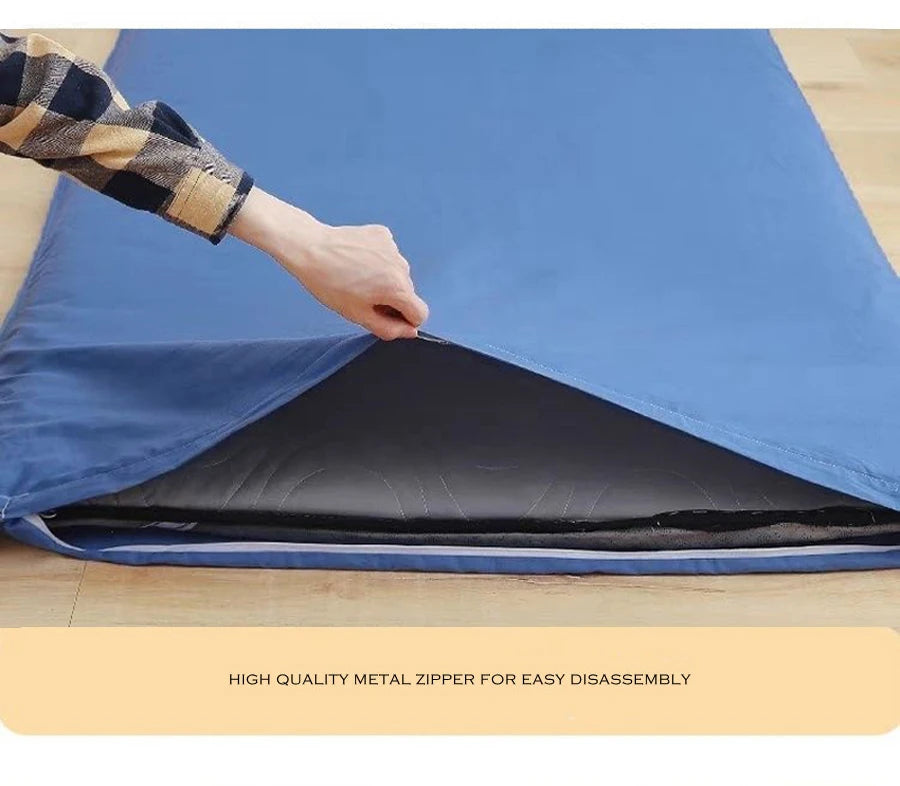 WOSTAR 360° fully enclosed with zipper mattress protector cover couple/child 150x190cm single double bed sheet protection pad.