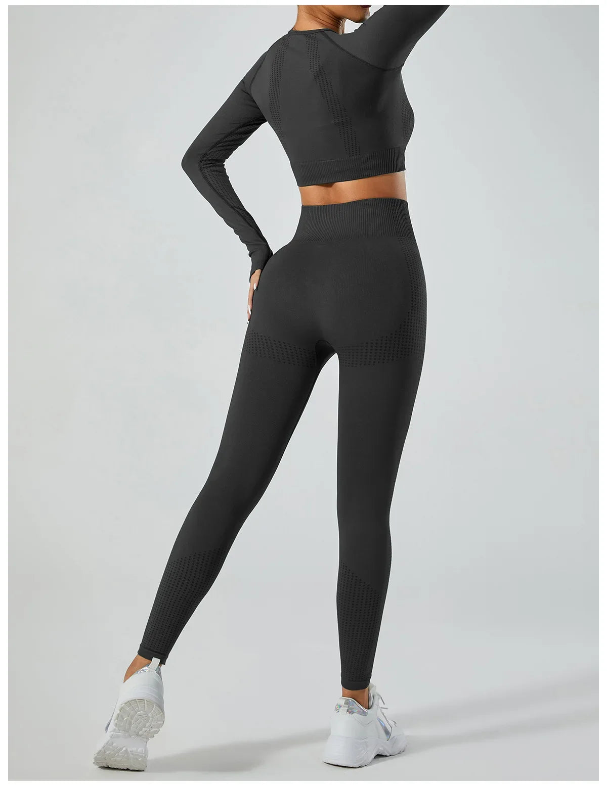 Seamless Cross-Border Running Sports Top Breathable Fitness Jacket Training Quick-Dry Outerwear Long Sleeve Yoga Wear For Women