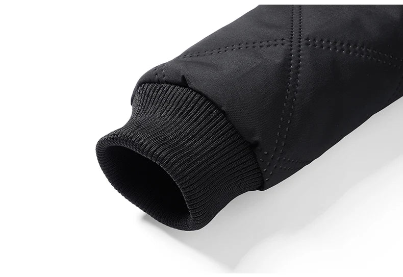 2025 Men's Warm Parker Coat Autumn/Winter Outdoor Sports Thick Anti Cold Cotton Jacket Stand up Collar Checkered Cotton Coat