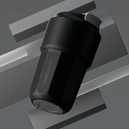 New Youpin Daily Element Portable Water Cup Coffee Mug 316 Stainless Steel Safety Seal 420ml Cold Storage Thermos Cup Mouth Snap