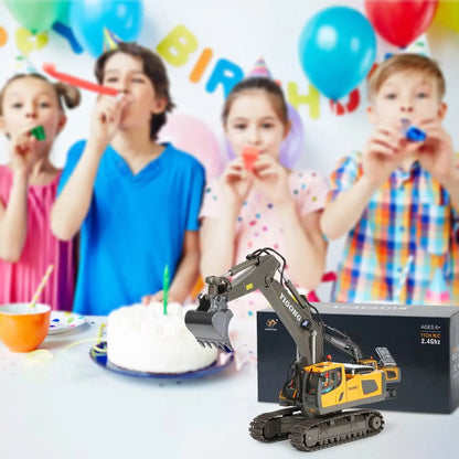 RC Excavator 1:20 Remote Control Truck 2.4G RC Crawler Engineering Vehicle Truck Radio Control Children's Day Christmas Gifts.