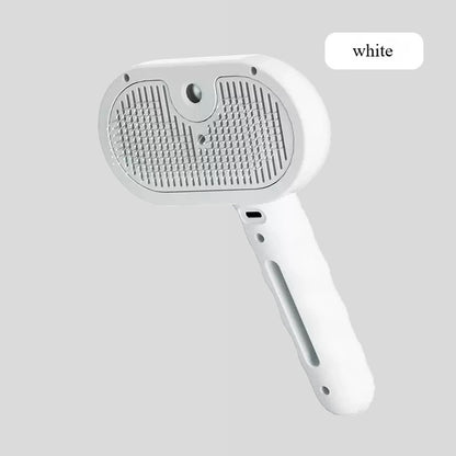Pet Comb Steam Massage Brush Soft Tooth Spray Universal Brush 3in1 Hair Removal Multifunctional Massage Comb USB Spray Brush For.