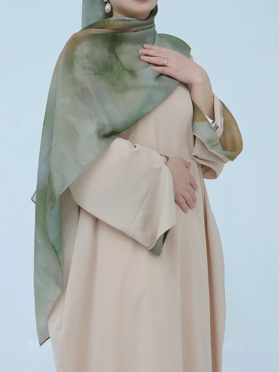 Muslim Türkiye Dubai Abayas For Women Loose Long Dress Kfatan Modest Ramadan Robe Femme Islamic Clothing Holiday Maxi Dresses.