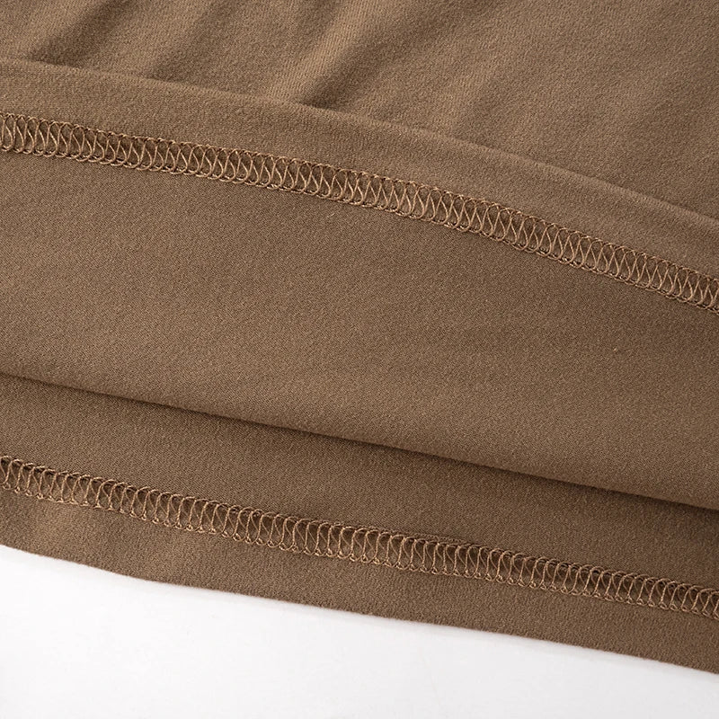 CUTENOVA Fall Outfits Women Solid Color One-Shoulder Long-Sleeved Women'S Top Sexy Hollow Out Twisted Casual Chic T-Shirt Female.