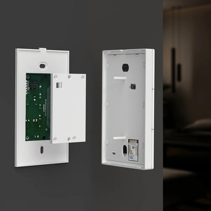 AVATTO Tuya WiFi Smart Lichtschalter US-Standard 1/2/3/4 Gang Druckschalter mit Umgebungslicht Arbeit für Alexa Google Home.