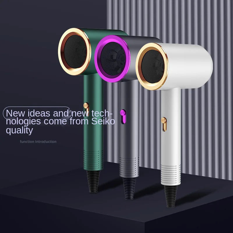 High-speed electric turbine air blower Low noise constant temperature fast drying portable negative ion hair dryer