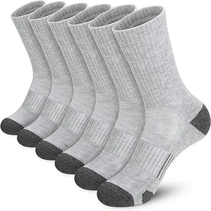 6/12 Pairs Men's Outdoor Gym Socks High Quality Comfortable Soft Ground-Gripping Football Large Size New Style.