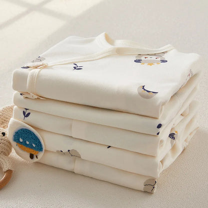 Baby Strampler Gereinigte Baumwolle Neugeborene Kleidung Cartoon Jungen Mädchen Bodys Lange Ärmel Belüftung Vier Jahreszeiten Strampler Pyjamas.