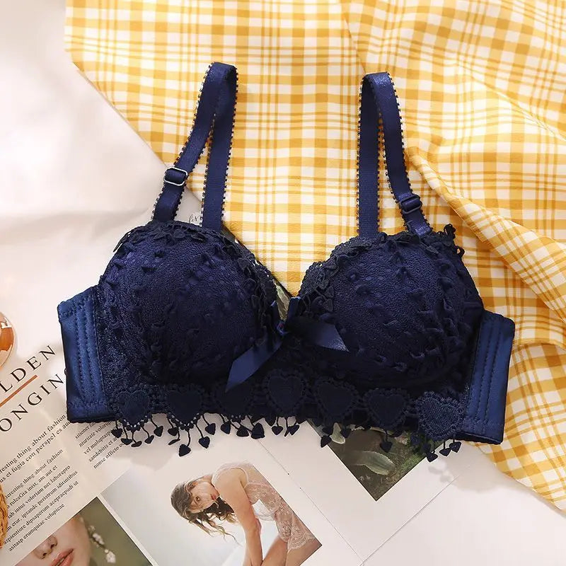 ropa interior femenina Women's Non-Underwire sexy  Bra for women black/white underwear girls lingeries lace beautiful active bra.