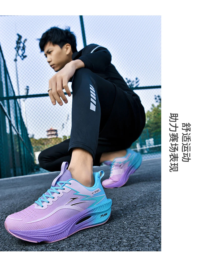 Sports Running Shoes Men Sneakers Marathon Breathable Comfortable Brand Trend Women Athletic Trainer Outdoor Sneakers AirCushion
