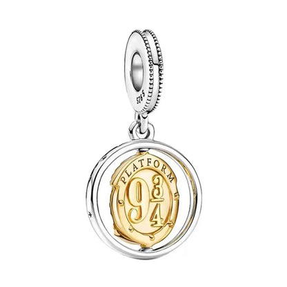 100% 925 sterling silver Disney Charm Harry Potter beads suitable for original DlY bracelet, women's fashion gift