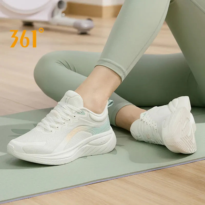 361 Degrees SoftFlow 3.0 Women's Running Sports Shoes Shock Absorption Rebound All-match Comfortable Sneakers Female 682412242.