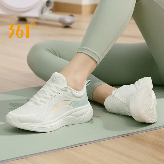 361 Degrees SoftFlow 3.0 Women's Running Sports Shoes Shock Absorption Rebound All-match Comfortable Sneakers Female 682412242.