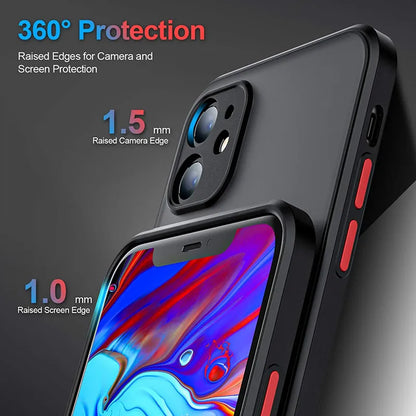 New Armor Bumper Shockproof Phone Case For Apple iPhone 17 Pro Max iphone17 Pro Max 17Pro 17 Air Silicone Hard Cover Capa.