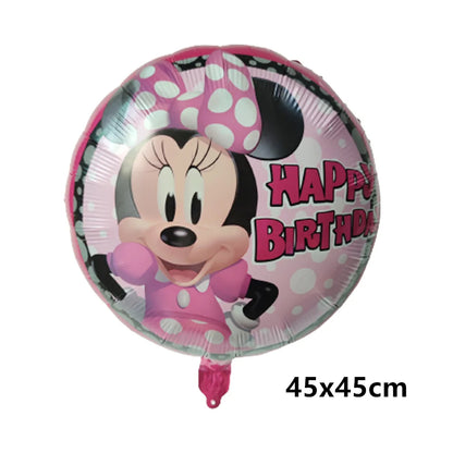 Mickey Minnie Folienballon Mickey Mouse Luftballons Minnie Geburtstag Party Dekor Kinderspielzeug Babyparty Ball Kinder Cartoon Geschenk