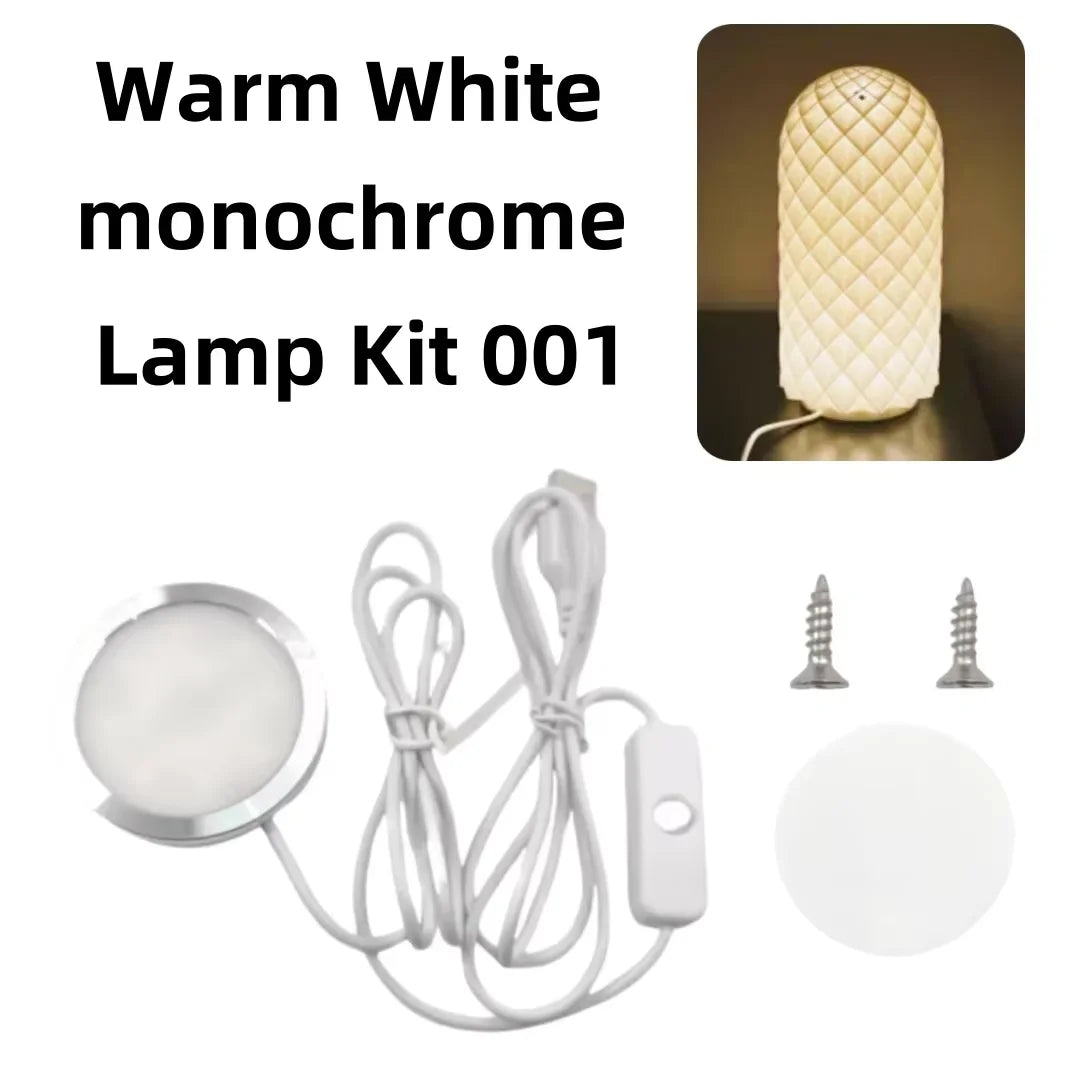 For Bambu Lab 3D printing DIY Creative Model Computer A1 Mini Wireless Mouse charger LED Light  Boat Gifts 3D Printer Parts