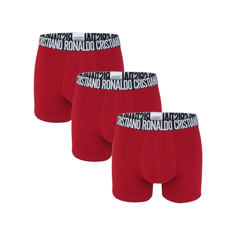 CRIIS SEVEN 7 Boxershorts für Herren, Cristiano Ronaldo, Basic-Unterwäsche aus Baumwolle, Herren-Badehose, Turnhose, bequeme Unterhose