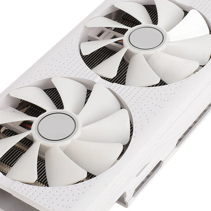 GPU Graphics Card 4K Ultra HD 8GB GDDR5 256bit Dual Fan and Copper Pipe Cooling RX470 Quiet Gaming Graphics Card for Computer.