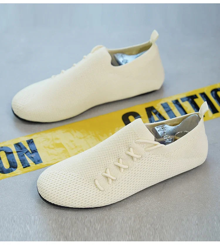 YRZL Men's Comfortable Shoes Breathable Walking Shoes Summer Mesh Loafers Anti Slip Casual Sneakers Lightweight Shoes for Men.