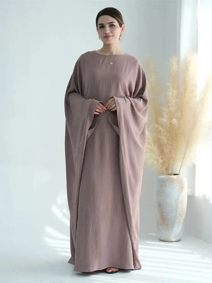 Ramadan Eid Baumwolle Leinen Khimar Abaya Set Dubai Muslim Sets Hijab Kleid Kaftan Abayas Kaftan Marocain Femme Vestidos Para Mujer