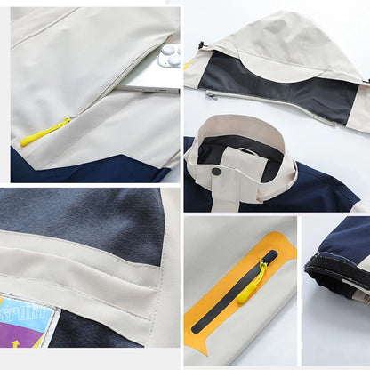 MANTLCONX New Waterproof Men's Jacket Coat Outdoor Hooded Men's Spring Jacket Windbreak Autumn Male Coat Fashion Clothing Brand.