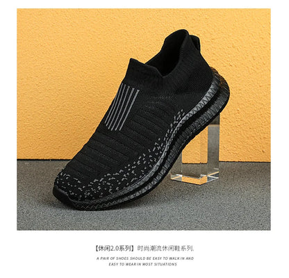 Men Shoes Lightweight Sneakers Men Fashion Casual Walking Shoes Breathable Slip on wear-resistant Mens Loafers Zapatillas Hombre.