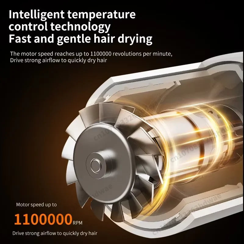 220V High-speed Professional Leafless Hair Dryer Negative Ion Scalp Care High Power Top Household Blower Salon Hairstyle Machine